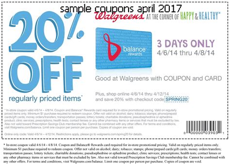 Printable Coupons 2021: Walgreens Coupons