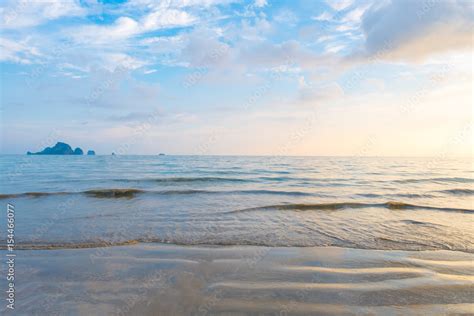 Sunset and beach at Krabi, Thailand Stock Photo | Adobe Stock