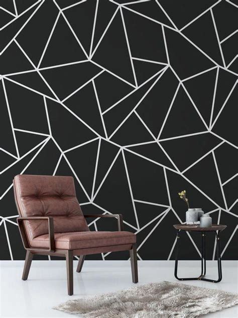 Black and White Geometric Wallpaper – the perfect addition to your home ...