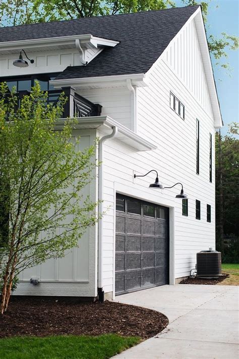 Farmhouse Window Porch Backyard Property Siding | Farmhouse garage, Garage door design ...