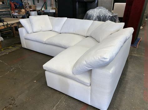 Restoration Hardware Cloud Inspired Sectional Sofa | Leather couches ...