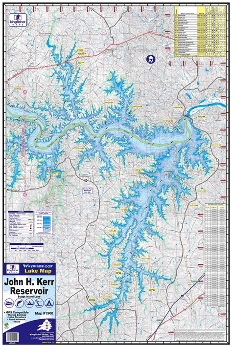 John H Kerr Lake Map - Map France Belgium Germany