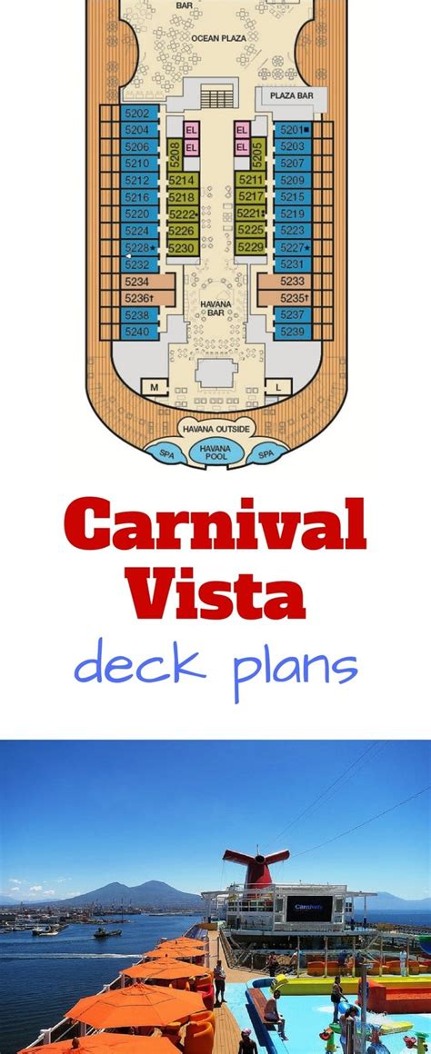 Carnival Cruise Ships by Size: Biggest to Smallest | Carnival vista deck plans, Carnival vista ...