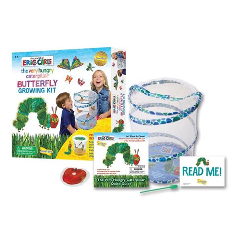 Insect Lore The Very Hungry Caterpillar Butterfly Growing Kit - Kids Creativity from Crafty Arts UK