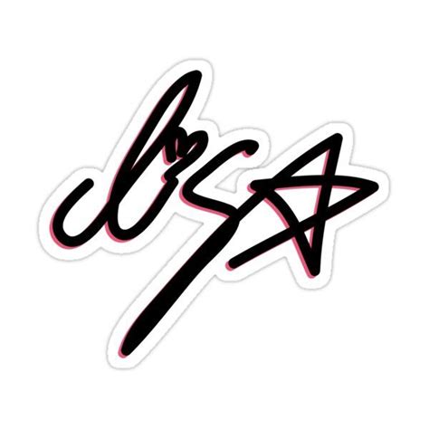 LISA SIGNATURE Sticker by velvetmoonlab in 2021 | Stickers, Preppy ...