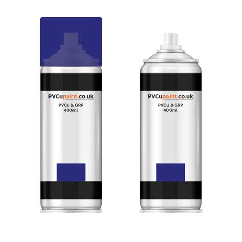 Plaspaint Pro – 400ml Aerosols RAL 5002 Ultramarine Blue – uPVC Paints