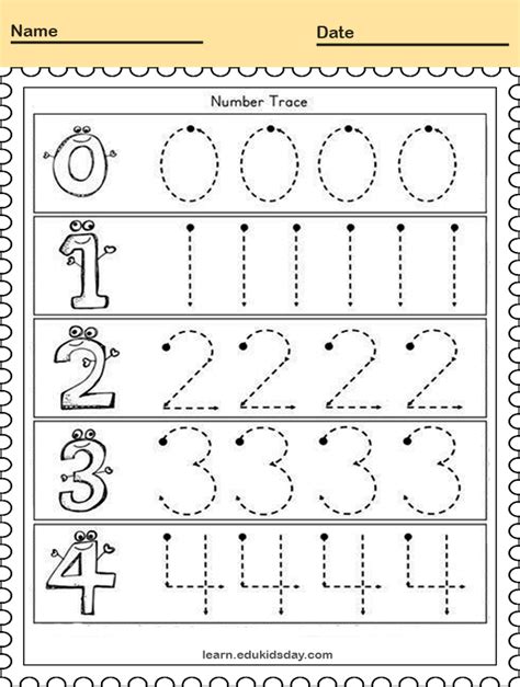 Printable Tracing Letters and Shape Handwriting for Kids - Learn.edukidsday.com