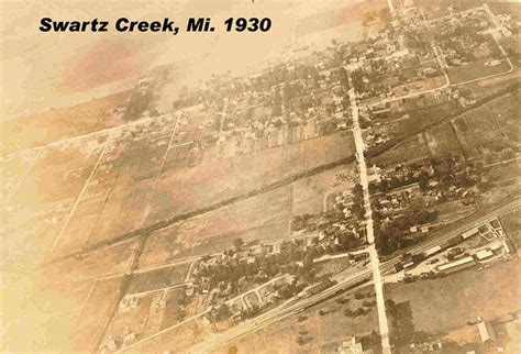 A look back: Aerial view of Swartz Creek in 1930 - mlive.com