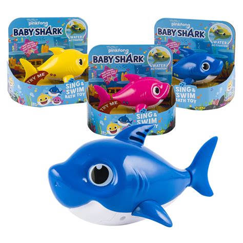 Wholesale Baby Shark Robotic Bath Toys - Assorted Colors, 18M+