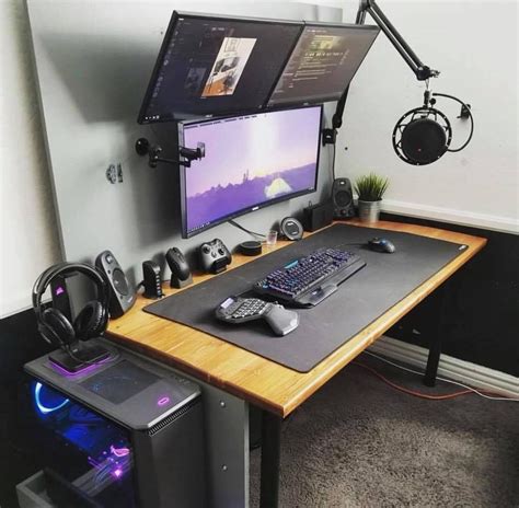 Computer Desk Setup, Computer Desks For Home, Gaming Room Setup ...