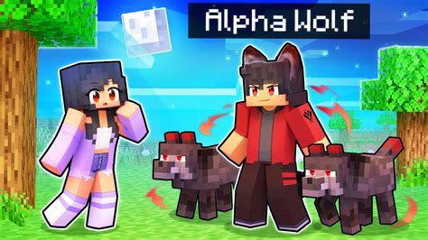 Living With The ALPHA Wolf In Minecraft! - YouTube