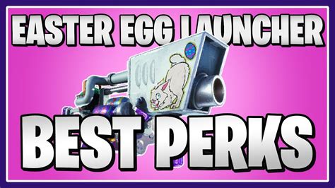 The BEST PERKS for the Easter Egg Launcher in Fortnite Save the World! - YouTube