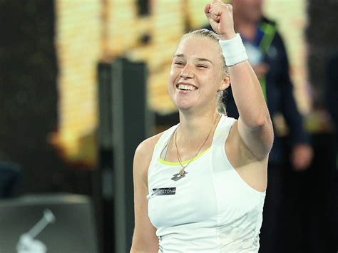 “Courage,” Anna Blinkova spills the beans on her groundbreaking victory against top seed Elena ...