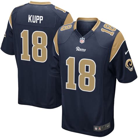 Men's Los Angeles Rams Cooper Kupp Nike Navy Game Jersey