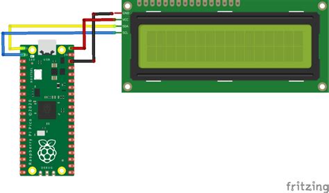 Raspberry Pi Pico I2C LCD clock example - rp2040 learning