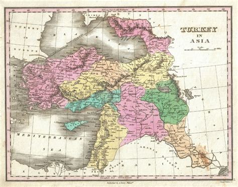 Turkey in Asia.: Geographicus Rare Antique Maps