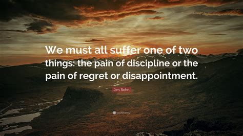 Jim Rohn Quotes Pain Discipline - Wallpaper Image Photo