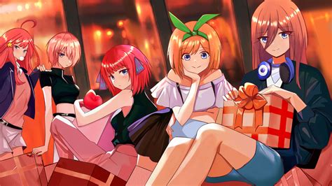 Wallpaper : anime girls, 5 toubun no Hanayome, Nakano Ichika, Nakano ...