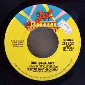 Electric Light Orchestra – Mr. Blue Sky (1977, Santa Maria Pressing, Vinyl) - Discogs