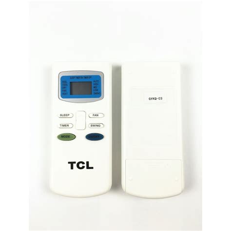 English TCL air conditioner remote control GYKQ-03 GYKQ-63 F-25GW/N3 KF ...