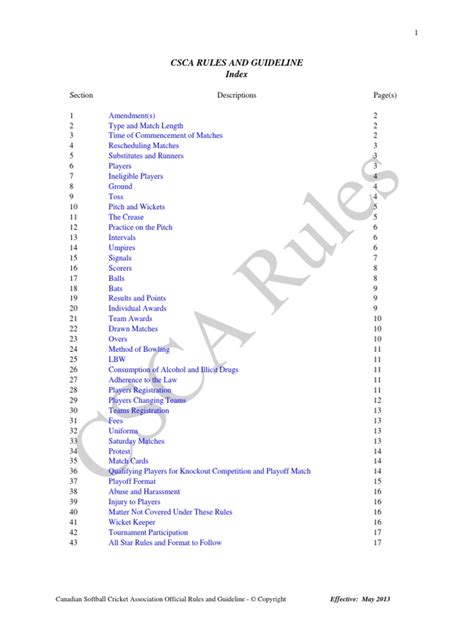 Cricket Tournament Rules | PDF | Bowling (Cricket) | Cricket