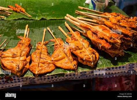 Street food, Vientiane Stock Photo - Alamy