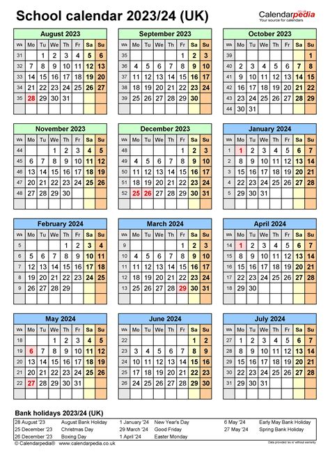 Yearly Calendar 2023 And 2024 Templates Two Year Calendar 2023 24 - ZOHAL