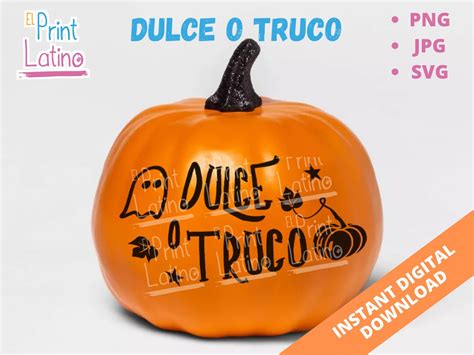 Dulce O Truco, Mexican Halloween, Halloween Decals, Halloween Decor, Halloween SVG - Etsy