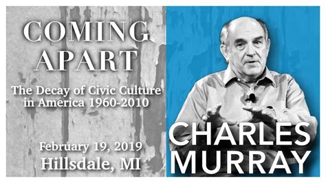 Charles Murray Speech: Coming Apart (Delivered 2-19-19 in Hillsdale, MI) - YouTube