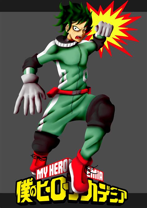 Deku Midoriya - detroit smash by GabrielPrado6 on Newgrounds