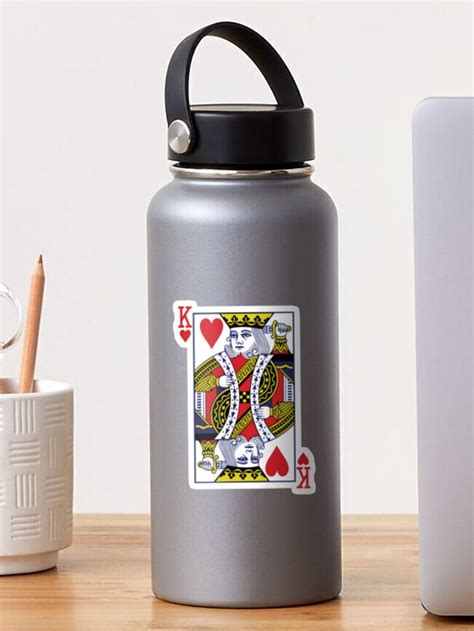 "King Of Hearts" Sticker for Sale by DonatasSab | Redbubble