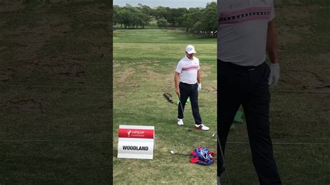 Gary Woodland golf swing on the driving range Valspar Championship 2023 ...