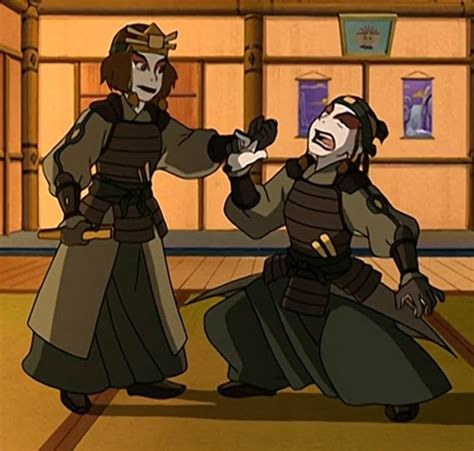 suki and sokka from avatar in season 1 episode 4 warriors of kyoshi