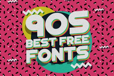 90s Best Free Fonts - Graphicdome