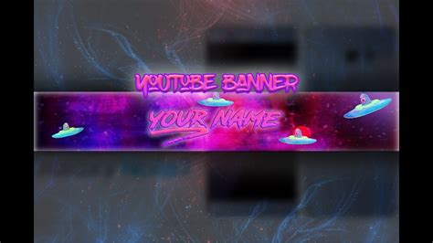 Galaxy Banner | Free Template - YouTube