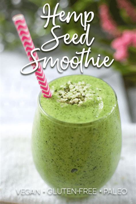 Green Dream Hemp CBD Smoothie | Recipe | Hemp seed smoothie, Hemp seeds ...