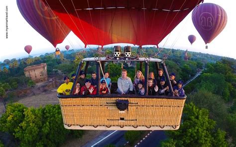 Hot Air Balloon Bagan With Myanmar Travel