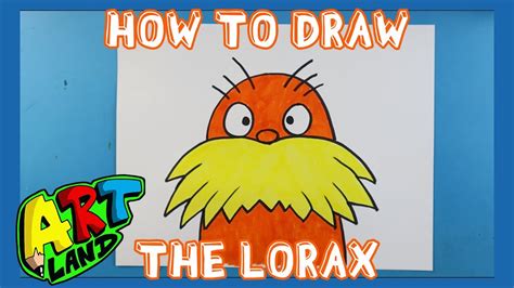 How to Draw THE LORAX!!! - YouTube