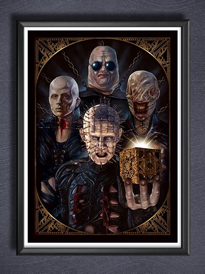 Hellraiser - Cenobite's - Fan Art - A3 Size Poster Print Only - Evil ...