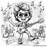 Rock Band Coloring Pages sketch template