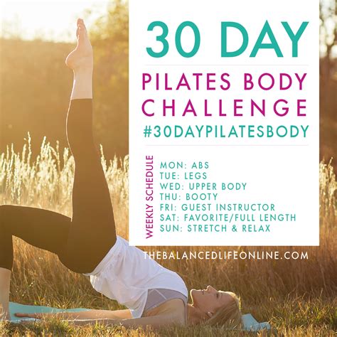 (FREE) 30 Day Pilates Body Challenge! - Lindywell