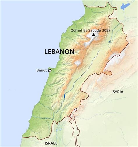 Lebanon Physical Geography Quiz - By mucciniale