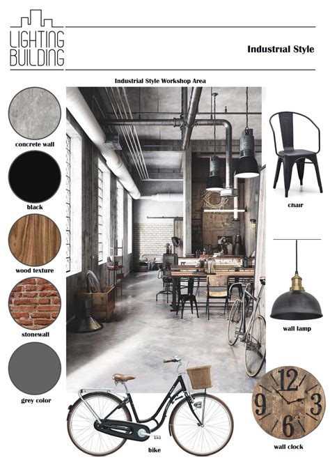 Industrial Style_Moodboard#industrial #stylemoodboard in 2020 | Interior design mood board ...