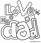 Happy Fathers Day  Dad And Son Coloring Pages Free Printable sketch template