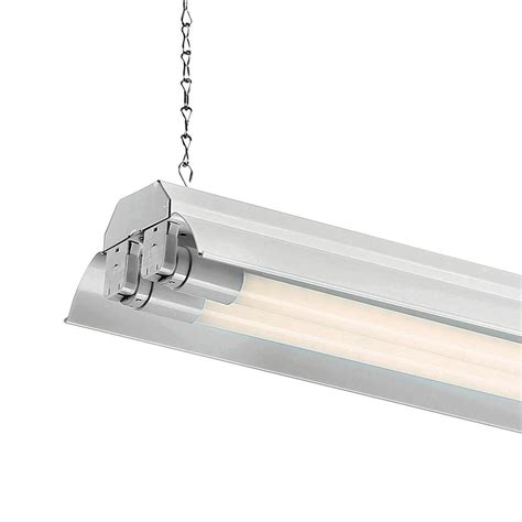 EnviroLite 4 ft. 2-Light White LED Shop Light with T8 LED 4000K Tubes-SL602T1840 - The Home Depot