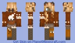 fox girl Minecraft Skin