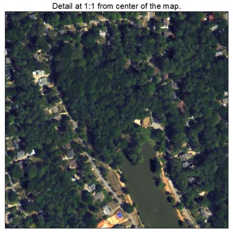 Aerial Photography Map of Avondale Estates, GA Georgia