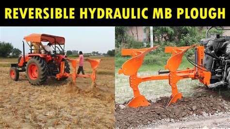 Reversible Hydraulic MB Plough | CROPKING | Tractor Attachment - YouTube