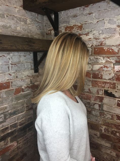 Dark root blonde balayage | Blonde balayage, Balayage, Long hair styles