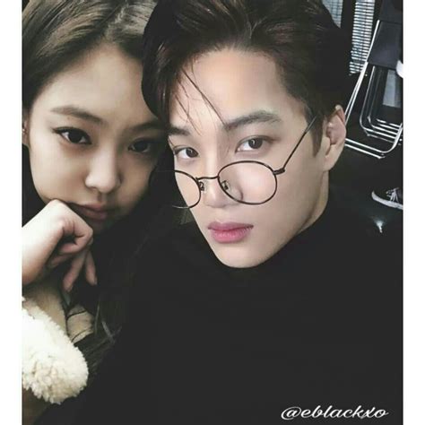 Jennie e Kai BlackPink and Exo #JENKAI | Kai, Exo couple, Kpop couples